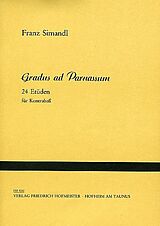 Franz Simandl Notenblätter Gradus ad Parnassum