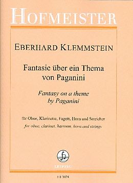 Eberhard Klemmstein Notenblätter Fantasie über ein Thema von Paganini