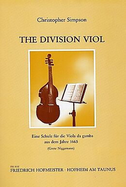 Christopher Simpson Notenblätter The Division Viol or the Art of Playing