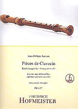 Jean Philippe Rameau Notenblätter Pièces de clavecin