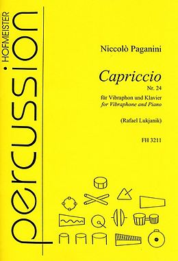 Nicolò Paganini Notenblätter Capriccio Nr.24 für Vibraphon und Klavier