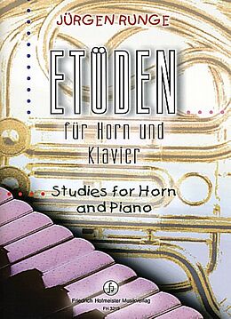 Jürgen Runge Notenblätter Etüden für Horn und Klavier