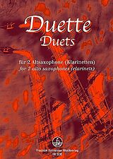  Notenblätter Duette für 2 Altsaxophone (Klarinetten)