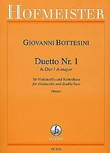 Giovanni Bottesini Notenblätter Duett A-Dur Nr.1