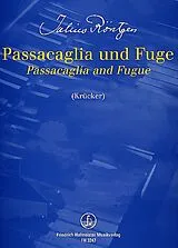Julius Röntgen Notenblätter Passacaglia und Fuge