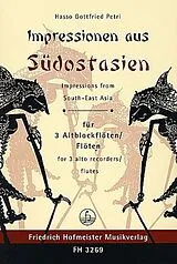 Hasso Gottfried Petri Notenblätter Impressionen aus Südostasien