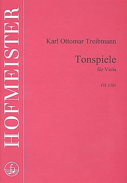 Karl Ottmar Treibmann Notenblätter Tonspiele für Viola