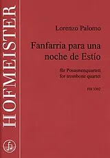Lorenzo Palomo Notenblätter Fanfarria para una noche de Estío