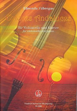 Elisenda Fábregas Notenblätter Colores Andaluces für Violoncello