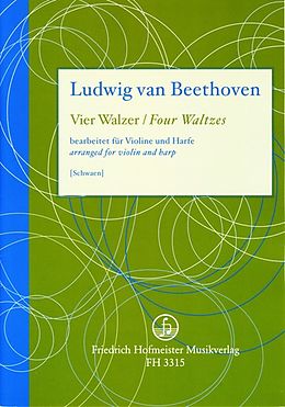 Ludwig van Beethoven Notenblätter 4 Walzer aus WoO8