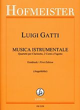 Luigi Gatti Notenblätter Musica instrumentale für Klarinette