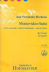 José Fernández Bardesio Notenblätter Montevideo-Suite