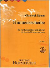 Christoph Reuter Notenblätter Himmelsscheibe für 4 Kontrabässe