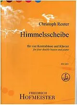 Christoph Reuter Notenblätter Himmelsscheibe für 4 Kontrabässe