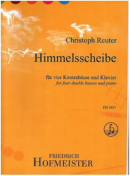 Christoph Reuter Notenblätter Himmelsscheibe für 4 Kontrabässe