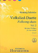  Notenblätter Volkslied-Duette Band 2