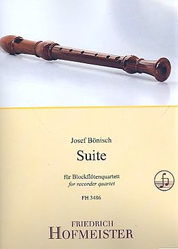 Josef Bönisch Notenblätter Suite für 4 Blockflöten (SATB)
