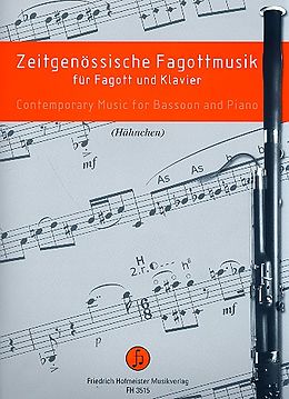 Casper, Bernd, Keller, Hermann, Keller, Max E. Notenblätter Zeitgenössische Fagottmusik