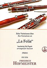  Notenblätter 10 Variationen über La Folia