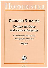 Richard Strauss Notenblätter Konzert D-Dur für Oboe und kleines Orchester