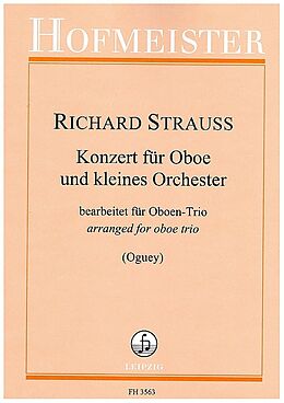 Richard Strauss Notenblätter Konzert D-Dur für Oboe und kleines Orchester