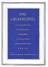 Bruno Henze Notenblätter Das Gitarrespiel Band 1a
