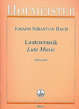 Johann Sebastian Bach Notenblätter Lautenmusik