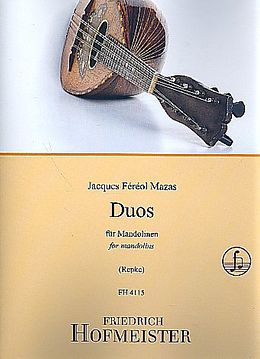 Jacques Féréol Mazas Notenblätter Duos für 2 Mandolinen