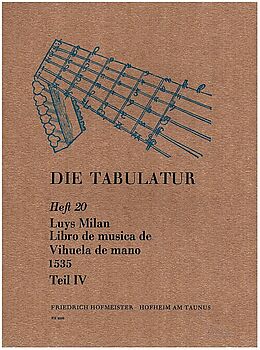 Luis Milan Notenblätter Libro de musica de vihuela de mano 1535 Teil 4