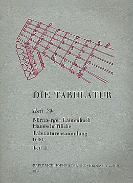  Notenblätter Nürnberger Lautenbuch Band 2