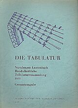  Notenblätter Nürnberger Lautenbuch