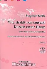 Siegfried Stolte Notenblätter Wie strahlt von tausend Kerzen