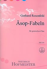 Gerhard Rosenfeld Notenblätter Äsop-Fabeln für gem Chor a cappella