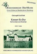 Christoph Schaffrath Notenblätter Konzert Es-Dur