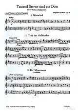 Siegfried Köhler Notenblätter Tausend Sterne sind ein Dom op.8