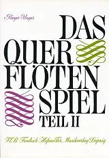 Renate Unger Notenblätter Das Querflötenspiel Band 2