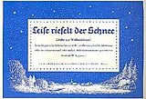  Notenblätter Leise rieselt der Schnee Lieder