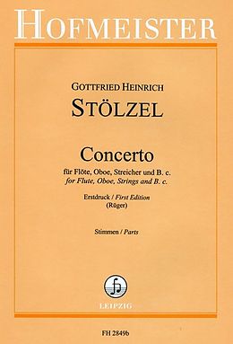Gottfried Heinrich Stölzel Notenblätter Concerto