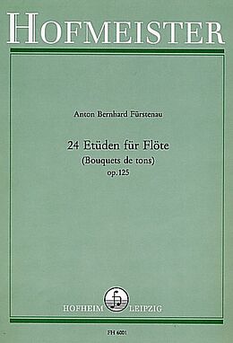 Anton Bernhard Fürstenau Notenblätter 24 Etüden op.125