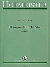 Jean Desire Artot Notenblätter 19 ausgewählte Etüden