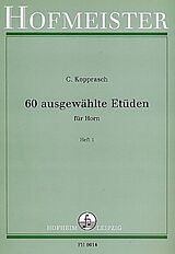 C. Kopprasch Notenblätter 60 ausgewählte Etüden Band 1 (Nr.1-34)