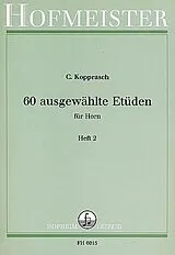 C. Kopprasch Notenblätter 60 ausgewählte Etüden Band 2 (Nr.35-60)