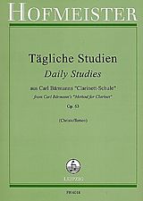  Notenblätter Tägliche Studien aus Carl Bärmanns Clarinett-Schule op.63