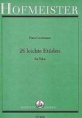 Hans Lachmann Notenblätter 26 leichte Etüden
