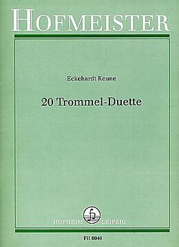 Eckehardt Keune Notenblätter 20 Trommel-Duette
