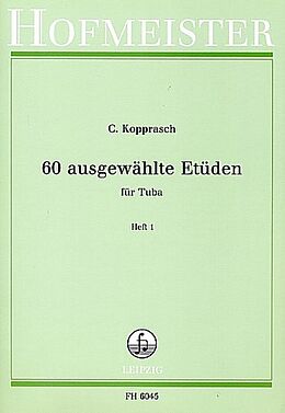 C. Kopprasch Notenblätter 60 ausgewählte Etüden Band 1 (Nr.1-30)