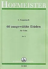 C. Kopprasch Notenblätter 60 ausgewählte Etüden Band 2 (Nr.31-60)