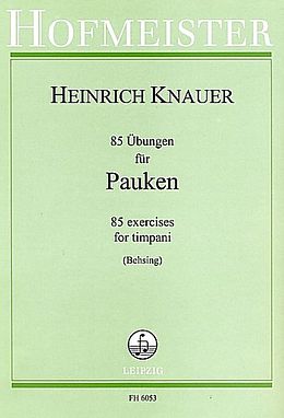 Heinrich Knauer Notenblätter 85 Übungen