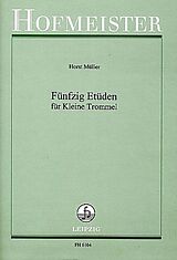 Horst Müller Notenblätter 50 Etüden für kleine Trommel