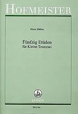 Horst Müller Notenblätter 50 Etüden für kleine Trommel